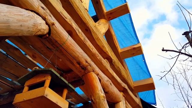 Timber Frame Terrace. Фахверковая терраса.