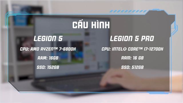 So sánh Legion 5 và Legion 5 Pro (2022) - Cùng 41.x Triệu, Nên chọn máy nào??? | LaptopWorld смотреть онлайн