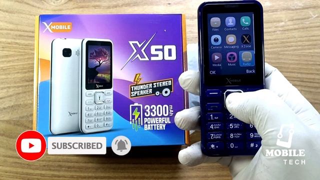 UNBOXING & REVIEW XMOBILE X50 POWERFULL BATTERY 2.4" DISPLAY смотреть онлайн