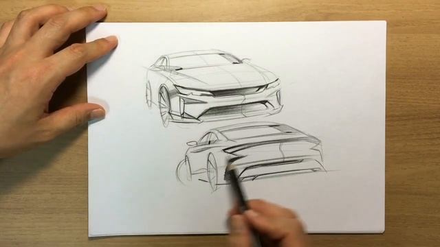 car design sketch смотреть онлайн