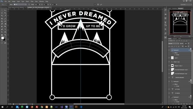 T-shirt Design Using Shapes in Photoshop CS6 смотреть онлайн