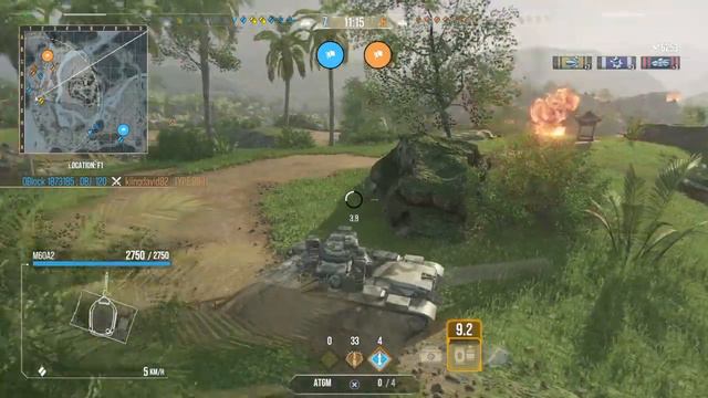 World of Tanks cold war/M60A2 смотреть онлайн