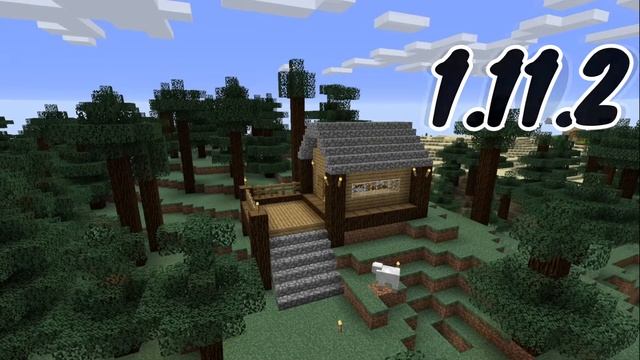 Minecraft From 1.0 To 1.19 (Forest House) | Comparing All Versions | Minecraft Java смотреть онлайн