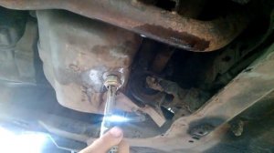 Нарезание резьбы для сливной пробки картера двигателя