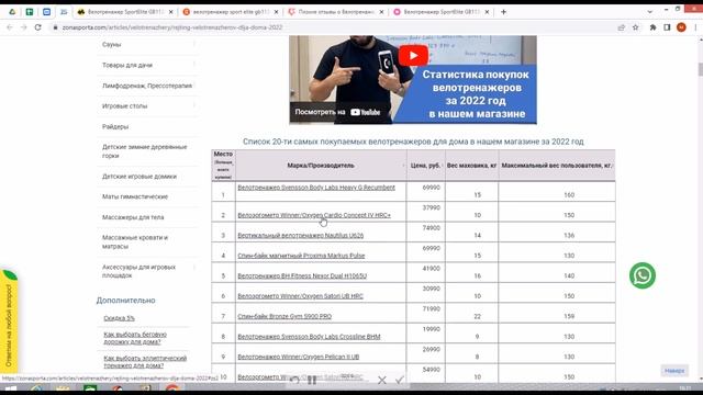 Велотренажер SportElite GB1130 отзывы и обзор репутации в интернете смотреть онлайн