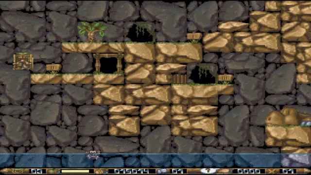 Ugh! (1992, MS-Dos) Gameplay (Space Taxi clone) смотреть онлайн