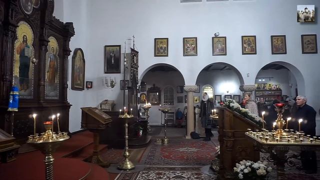 2017.02.14. В русском православном Свято-Воскресенском Соборе города Берлина. Всенощная. Фрагмент. смотреть онлайн