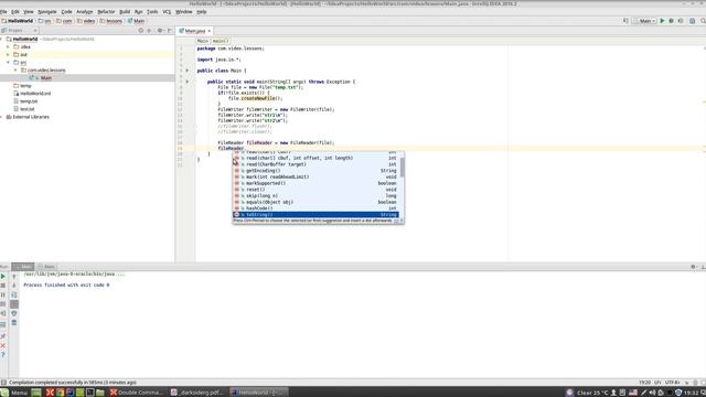 Урок по Java 45: Работа с файлами и директориями в Java смотреть онлайн