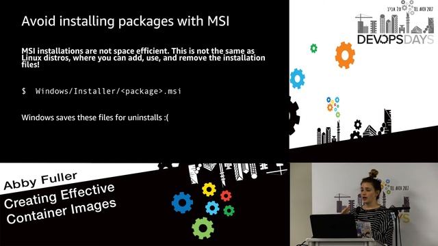 Creating effective container images - Abby Fuller - DevOpsDays Tel Aviv 2017 смотреть онлайн