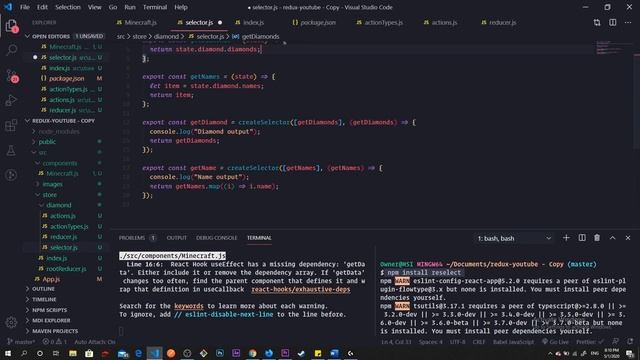 React and Redux Tutorial #8 - Reselect смотреть онлайн