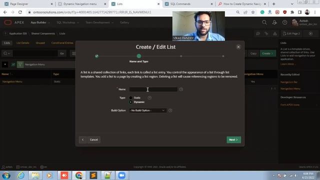 Oracle APEX Dynamic Navigation Menu : Ontoor Extras смотреть онлайн