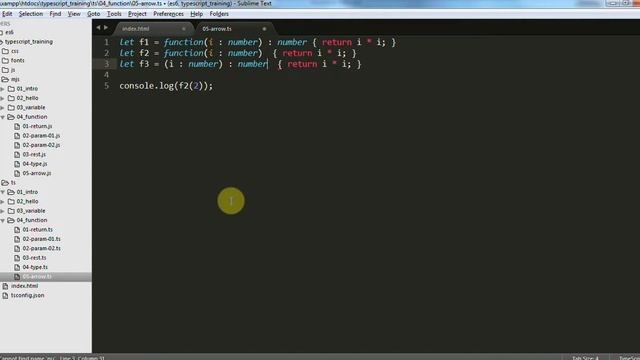 Lập trình TypeScript - Bài 20 Functions - Arrow Functions смотреть онлайн