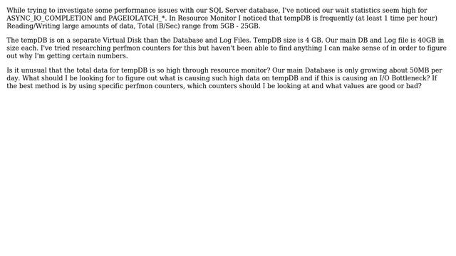 Databases: Troubleshooting TempDB for Performance Bottlenecks смотреть онлайн