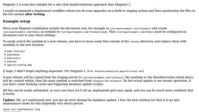 Magento: How to avoid site downtime on module install? смотреть онлайн