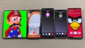 Samsung Z Fold 5 + А53 + Z Flip 4 + Sony X10V + OnePLUS Nord Threema + Viber + Incoming Calls