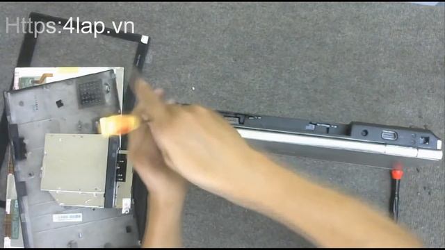 HP 8560P 8570P Disassembly and fan cleaning смотреть онлайн