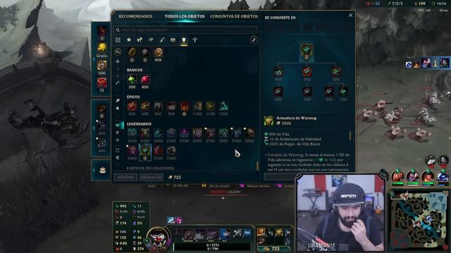 ¡CHOGATH BUILD 9000 DE VIDA! NADA LO PUEDE PARAR! | League of Legends смотреть онлайн