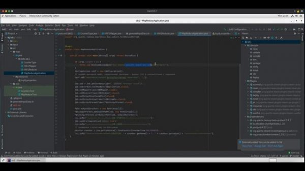 Big Data Technologies. Лабораторная работа 1. Разработка MapReduce программы
