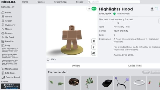 ПРОМОКОД НА ШАПКУ - БЕСПЛАТНЫЕ ВЕЩИ в РОБЛОКС 2020 | Roblox free items promo codes смотреть онлайн