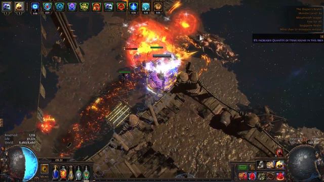 Path Of Exile : Shaper Realm Pyroclast Mine #4TH Dps On Poe.ninja смотреть онлайн