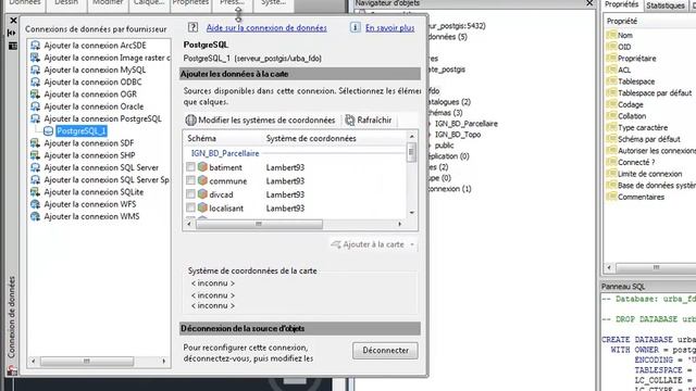 AutoCAD Map 3D 2011 - Connexion aux données PostGIS смотреть онлайн