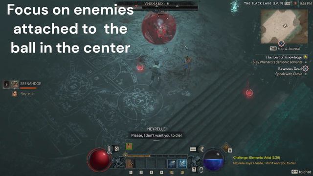 Vhenard Boss Fight - Diablo 4 - Beta - Sorcerer pov смотреть онлайн