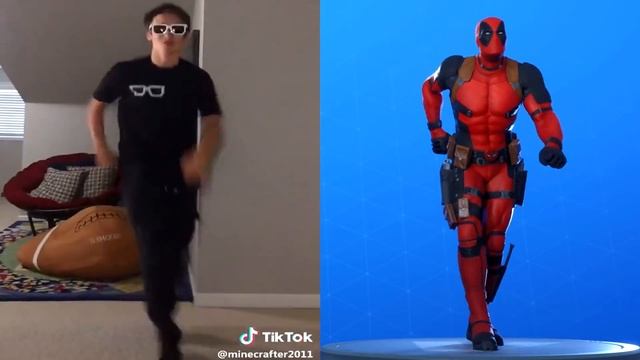 FORTNITE DANCES IN REAL LIFE THAT ARE 100% IN SYNC #2! (Original Fortnite Dances in Real Life) смотреть онлайн