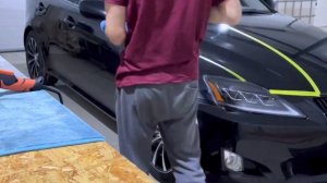 LEXUS IS250 ПРЕДПРОДАЖНАЯ ПОЛИРОВКА ПАСТОЙ SHINE SYSTEMS EASY FINISH