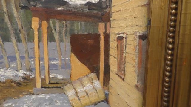 Мини обзор картины "Март" И.И. Левитана. Художник Ревякин Д.В. смотреть онлайн