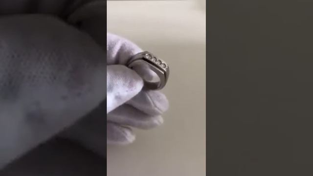 Мужское кольцо из платины смотреть онлайн