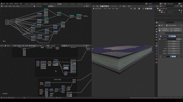 Blender Geometry Nodes : Procedural Book смотреть онлайн