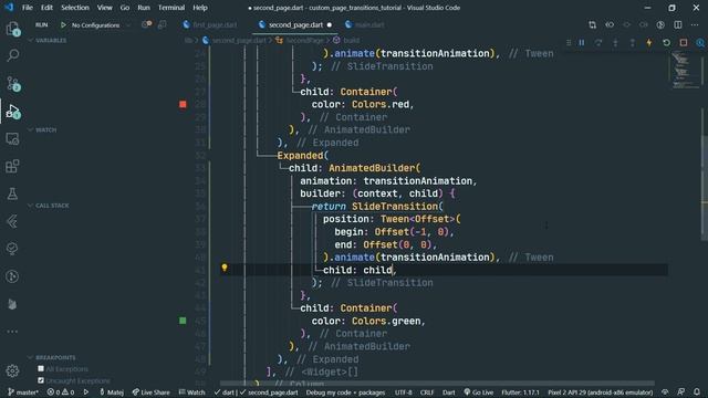 Flutter Custom & Staggered Page Transition Animation Tutorial смотреть онлайн