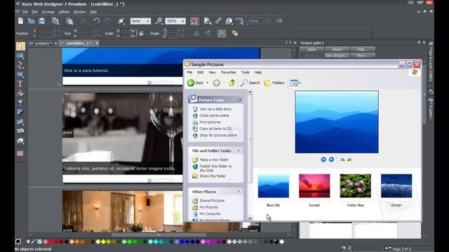 Xara Web Designer 7 Premium Tutorial - Using Xara Web Designer Slideshow Widgets Lesson 41 смотреть онлайн