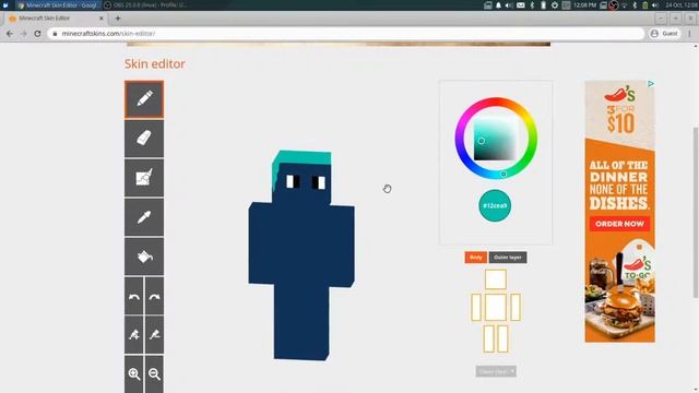 How to make 4D Minecraft skins!! смотреть онлайн