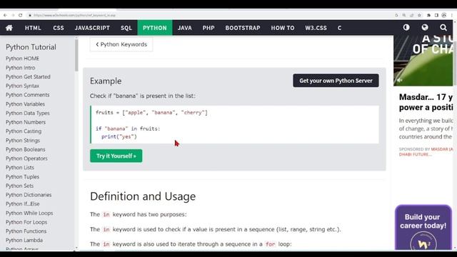 Python Keyword "in" - Tutorial - Basic Ear Training App in Python смотреть онлайн