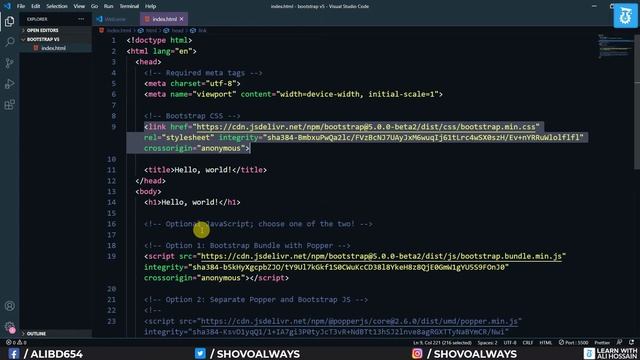 Bootstrap 5 Tutorial for Beginners 2021 | Introduction | Part 1.0 смотреть онлайн