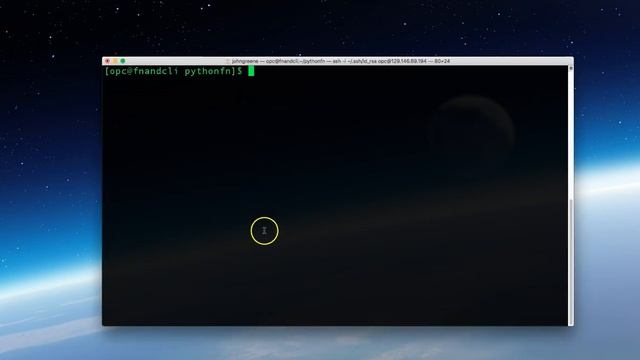 fnproject.io -- python helloworld смотреть онлайн