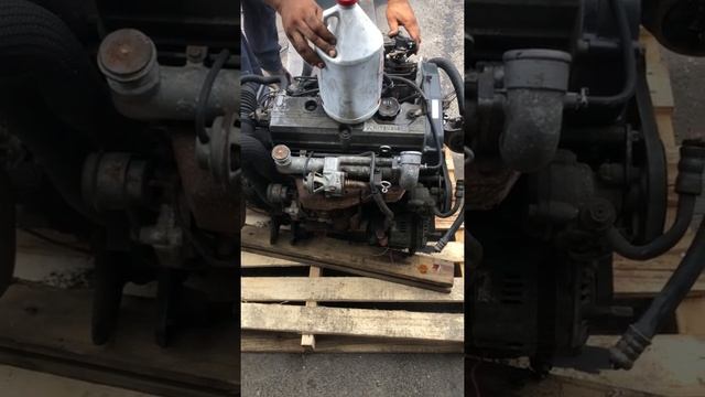 JDM MITSUBISHI RVR 4D68 2.0L TURBO DIESEL ENGINE START UP TEST RUN