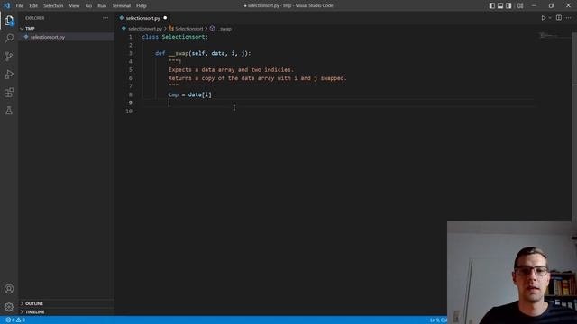 Selectionsort in Python | Theory | Implementation | Data Structures and Algorithms смотреть онлайн