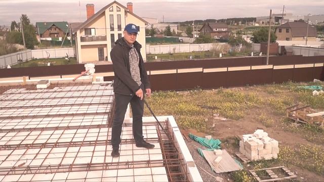 Сборно-монолитные перекрытия из газобетона | Монтаж межэтажных сборных плит и заливка бетоном смотреть онлайн