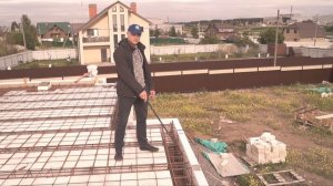 Сборно-монолитные перекрытия из газобетона | Монтаж межэтажных сборных плит и заливка бетоном