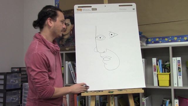 Pablo Picasso & Cubism Drawing Tutorial | Pablo Picasso Made Easy