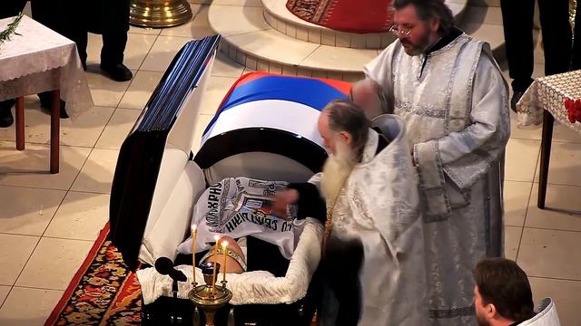 Храм Преображения Господня. Отпевание И.П.Волка. смотреть онлайн