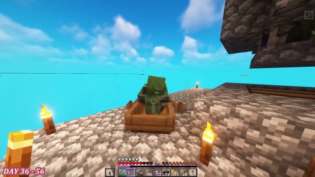 100 Hari di Minecraft Skyblock смотреть онлайн