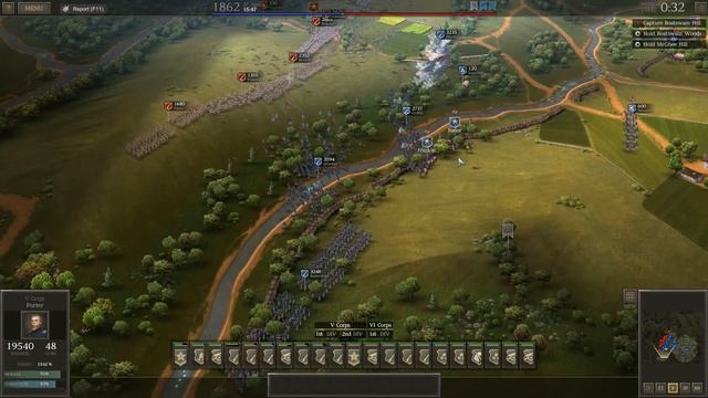 Ultimate General: Civil War - BATTLE OF GAINES' MILL | Historical Battles смотреть онлайн