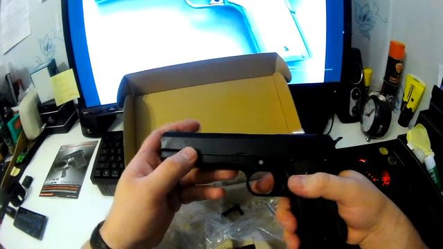 Colt 1911 WE airsoft. смотреть онлайн