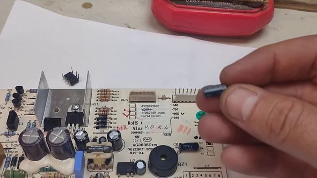 Ремонт платы управления холодильника BEKO своими руками