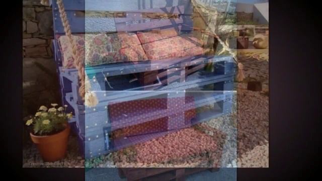 Идеи для дачи. Что можно сделать из старых поддонов ? смотреть онлайн