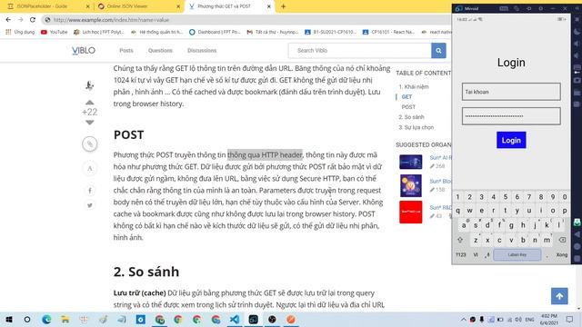Networking và gửi dữ liệu với POST | React Native Bài 6 смотреть онлайн