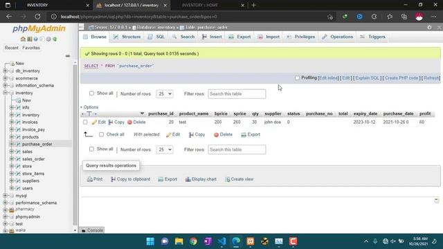 Inventory management system with php, mysqli, Ajax and Bootstrap( With source code ) смотреть онлайн